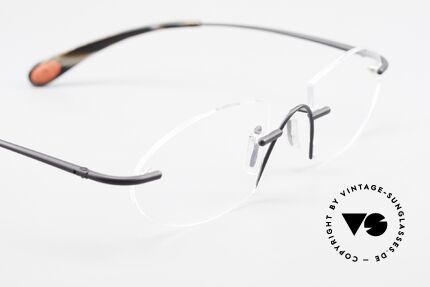 Bugatti 357 Odotype Randlose Designerbrille Rar, circa 20 Jahre altes Einzelstück; ungetragen, Passend für Herren
