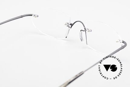 Bugatti 357 Odotype Randlose Designerbrille Rar, gleitsichtfähig, Glasgröße ist auch veränderbar, Passend für Herren
