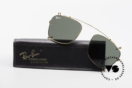 Ray Ban Wayfarer I Clip On B&L USA Gläser Vorhänger, orig. Sonnen-Clip für das alte Modell "Wayfarer I", Passend für Herren und Damen