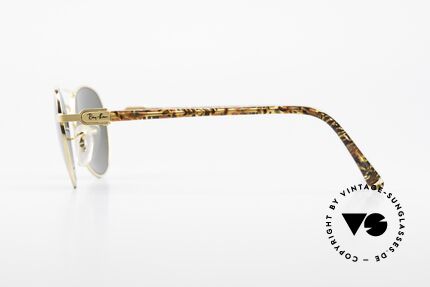 Ray Ban Chaos Round 90er B&L USA Brille W2005, legendäre Mineralgläser; kratzfest & 100% UV Schutz, Passend für Herren und Damen