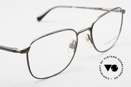 Giorgio Armani 236 Eckige Panto Vintage Brille, ungetragen (wie alle unsere Giorgio Armani Brillen), Passend für Herren