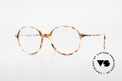 Giorgio Armani 334 Vintage Brillenfassung Rund, zeitlose Giorgio Armani Designer-Brille aus Italien, Passend für Herren und Damen
