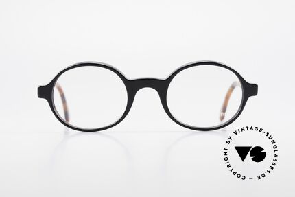 Giorgio Armani 308 Ovale 80er Vintage Fassung, ovale Brillen-Form mit tollem Mosaik-Bügelmuster, Passend für Herren und Damen