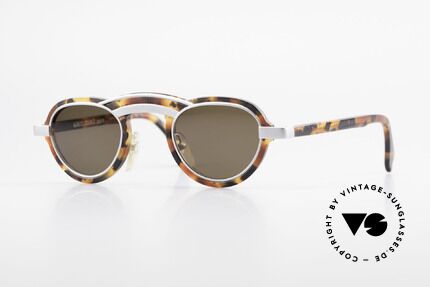Alain Mikli 5107 / 0504 80er Designer Sonnenbrille, 80er Jahre Sonnenbrille aus der Modestadt Paris, Passend für Herren und Damen