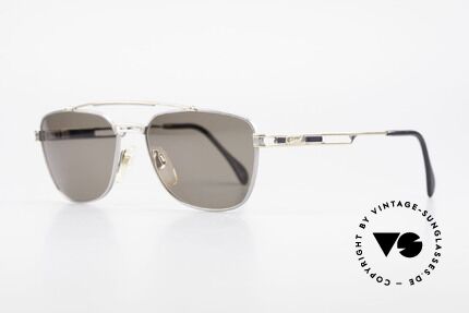 Davidoff 708 Elegante Herren Sonnenbrille, Fassung in einer einzigartigen "Titan/Gold"-Lackierung, Passend für Herren