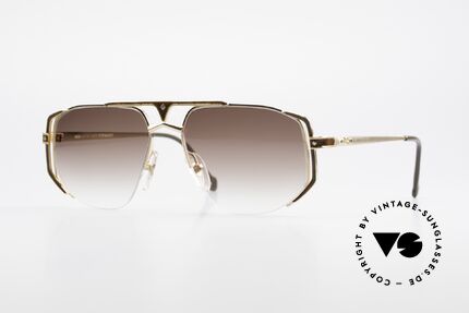 MCM München 5 Titanium Sonnenbrille Large, MCM Herren-Designersonnenbrille aus den 90ern, Passend für Herren