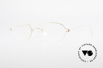 Lindberg Indus Air Titan Rim Titan Brille Klassisch Unisex, LINDBERG Air Titanium Rim Brille in Größe 45-24, 145, Passend für Herren und Damen