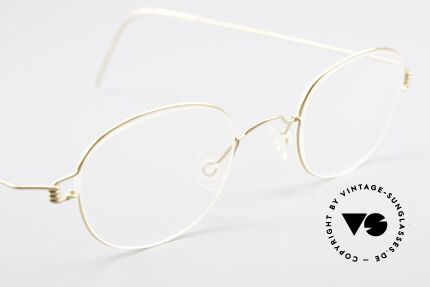 Lindberg Indus Air Titan Rim Titan Brille Klassisch Unisex, ungetragenes Designerstück + orig. Lindberg Magnet-Etui, Passend für Herren und Damen