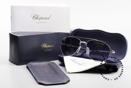 S.T. Dupont D069 23kT Vergoldete Aviator Brille, Größe: extra large, Passend für Herren