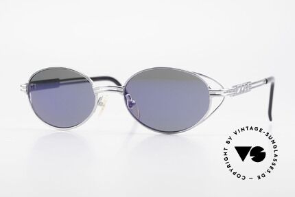 Jean Paul Gaultier 58-6106 Ovale Vintage Sonnenbrille, ovale 1990er Jean Paul Gaultier Designer-Sonnenbrille, Passend für Herren und Damen