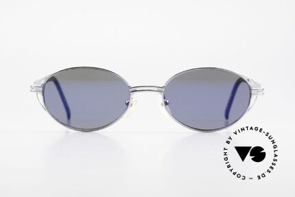 Jean Paul Gaultier 58-6106 Ovale Vintage Sonnenbrille, sehr ähnlich der Tupac-Gaultier-Brille (Mod. 55-3175), Passend für Herren und Damen