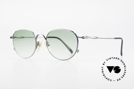 Jean Paul Gaultier 55-2172 Rare Vintage JPG Sonnenbrille, 90er Jahre Unikat in "smoke green" Lackierung, Passend für Herren und Damen