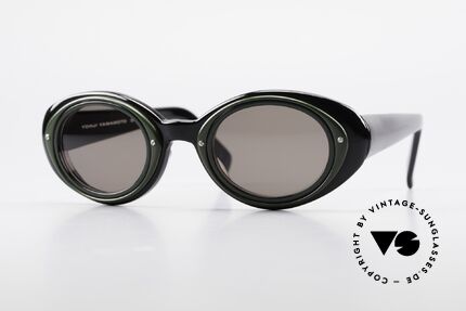 Yohji Yamamoto 52-7001 Stil Kurt Cobain Sonnenbrille, herausragende vintage Yohji Yamamoto Sonnenbrille, Passend für Herren und Damen