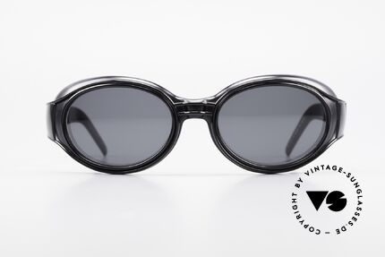 Yohji Yamamoto 52-6202 Sportliche XL Sonnenbrille, 'Industrial' Rahmenkonstruktion; STEAMPUNK STIL, Passend für Herren und Damen