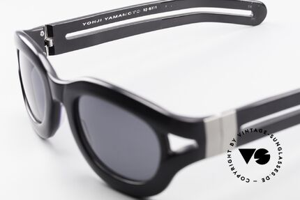 Yohji Yamamoto 52-6001 YY 90er Designer Sonnenbrille, Größe: large, Passend für Herren und Damen