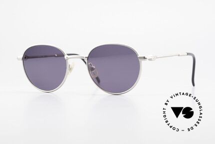 Yohji Yamamoto 52-4102 Panto Designer Sonnenbrille, Yohji Yamamoto Designer-Sonnenbrille im Panto-Stil, Passend für Herren und Damen