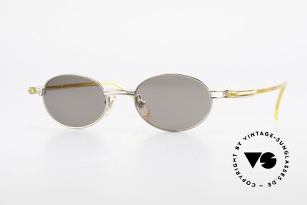 Yohji Yamamoto 52-7202 Designerbrille Oval Vintage, sportliche ovale vintage YOHJI YAMAMOTO Sonnenbrille, Passend für Herren und Damen