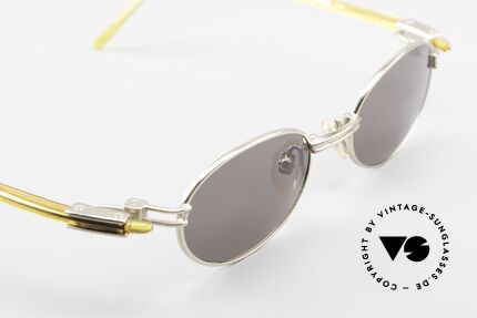 Yohji Yamamoto 52-7202 Designerbrille Oval Vintage, KEINE Retromode; ein Yamamoto Original von 1997 in XL, Passend für Herren und Damen