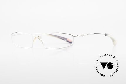 Bugatti 205 Odotype Luxus Brille Mit Echthorn, high-tech Rahmen mit genialer Glaseinfassung, Passend für Herren