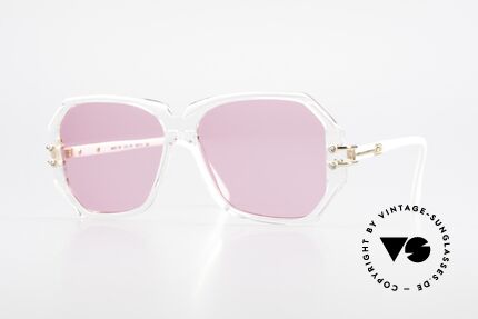 Cazal 169 Pinke Designer Sonnenbrille Details