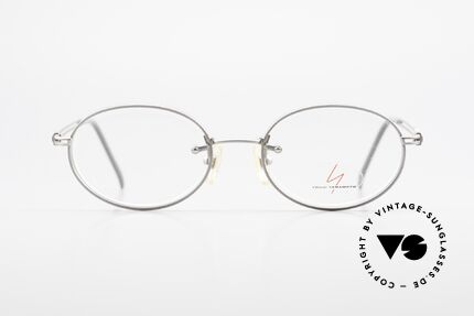 Yohji Yamamoto 51-5107 Titanium Designerbrille Oval, außergewöhnliche Rahmenkonstruktion, made in Japan, Passend für Herren und Damen
