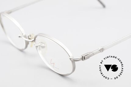 Yohji Yamamoto 51-5107 Titanium Designerbrille Oval, ungetragen (wie alle unsere vintage Designer-Brillen), Passend für Herren und Damen