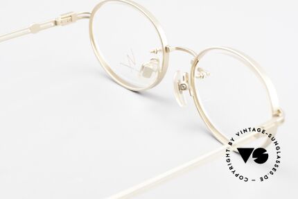 Yohji Yamamoto 51-5107 Designerbrille Oval Vergoldet, Größe: medium, Passend für Herren und Damen