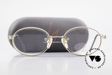 Yohji Yamamoto 51-5107 Designerbrille Oval Vergoldet, Größe: medium, Passend für Herren und Damen