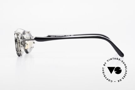Yohji Yamamoto 51-7210 No Retro Brille Clip-On 90er, ungetragen; wie all unsere vintage 90er Sonnenbrillen, Passend für Herren und Damen