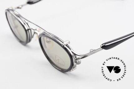 Yohji Yamamoto 51-7210 No Retro Brille Clip-On 90er, ein altes Yamamoto Original; KEINE neue Retrobrille!, Passend für Herren und Damen