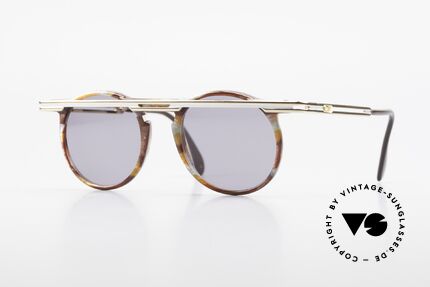 Cazal 648 Cari Zalloni Vintage Brille 90er, außergerwöhnliche CAZAL vintage Brille von 1990, Passend für Herren und Damen