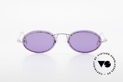 Cazal 770 Oval Vintage Sonnenbrille 90er, dünne und schmale Rahmenprofile (daher 16g leicht), Passend für Herren und Damen