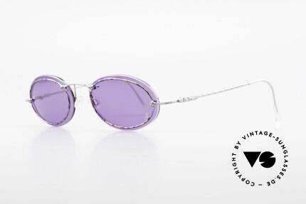Cazal 770 Oval Vintage Sonnenbrille 90er, auf den 1. Blick minimalistisch; jedoch sehr raffiniert, Passend für Herren und Damen