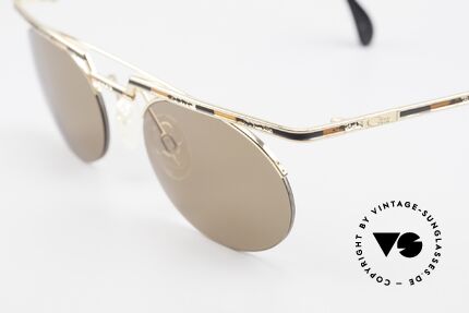 Cazal 758 Original Cazal Sonnenbrille, Cazal-Katalog Farbbezeichnung: goldbraun-schwarz, Passend für Herren und Damen