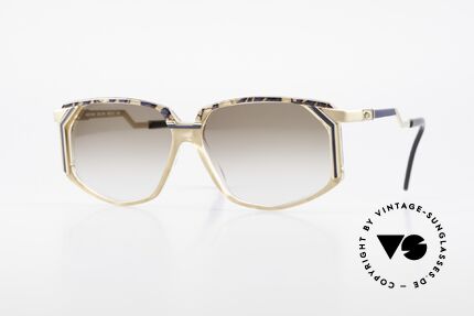 Cazal 346 Hip Hop Vintage Sonnenbrille, ausgefallenes Brillendesign von CAZAL (ca. von 1990), Passend für Herren und Damen
