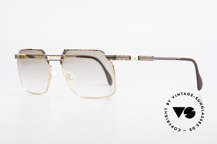 Cazal 760 Echt Vintage 90er Sonnenbrille, stabile Metall-Fassung mit eleganter Kolorierung, Passend für Herren