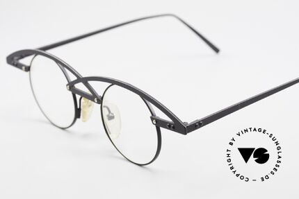 Theo Belgium Centder 11 Avantgarde Vintage Brille, sehr leichter Metall-Rahmen in Top-Qualität (Titanium), Passend für Herren und Damen
