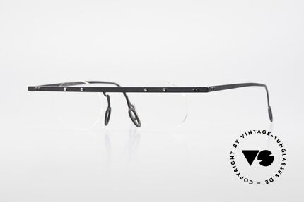 Theo Belgium Tita VII 11 Titanium 90er Vintage Brille, Theo Belgium: die eigenwilligste Brillenmarke, weltweit, Passend für Herren und Damen