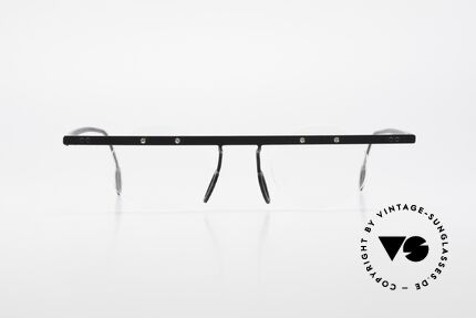 Theo Belgium Tita VII 11 Titanium 90er Vintage Brille, in 1989 gegründet als 'ANTI MAINSTREAM' Brillenmode, Passend für Herren und Damen