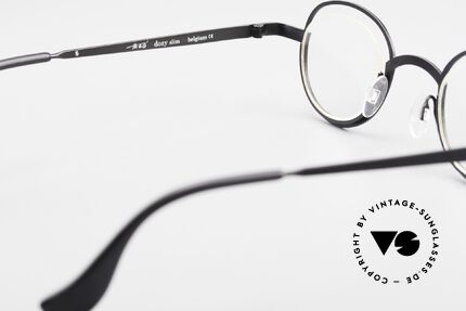 Theo Belgium Dozy Slim Randlose 90er Metall Fassung, KEINE RETRObrille; ein ca. 20 Jahre altes ORIGINAL, Passend für Herren und Damen