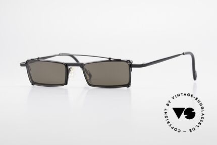 Theo Belgium XM Eckige Designerbrille Clip On, Theo Belgium: die eigenwilligste Brillenmarke, weltweit, Passend für Herren
