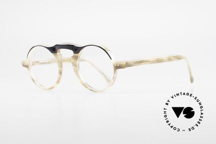 L.A. Eyeworks HITO 101 Vintage Brille Panto Style, viel Liebe zum Detail (jeder Rahmen mit 'Geburtsjahr'), Passend für Herren und Damen