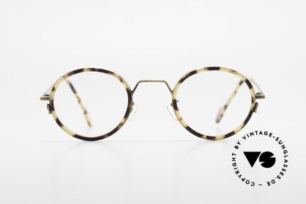 L.A. Eyeworks JO HENRY 442 Runde 90er Vintage Fassung, minimalistische Konstruktion geometrischer Formen, Passend für Herren und Damen