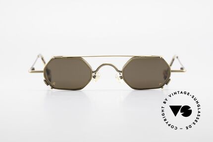 L.A. Eyeworks DICE 455 Vintage Fassung mit Clip On, handgefertigt, mit den charakteristischen Bügelenden, Passend für Herren und Damen