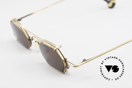 L.A. Eyeworks DICE 455 Vintage Fassung mit Clip On, ungetragen (wie all unsere vintage LAE Sonnenbrillen), Passend für Herren und Damen