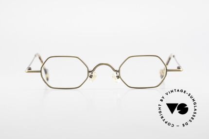 L.A. Eyeworks DICE 455 Vintage Fassung mit Clip On, Größe: medium, Passend für Herren und Damen