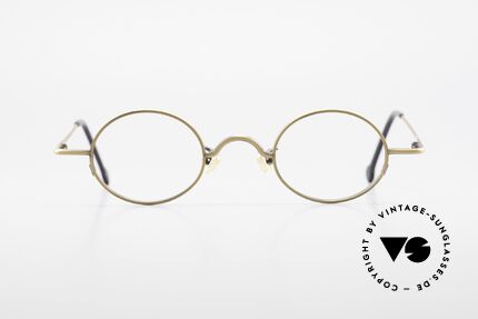 L.A. Eyeworks LINK 143 Ovale Brille mit Sonnen-Clip, Größe: medium, Passend für Herren und Damen