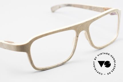 Rolf Spectacles Dino 41 Steinbrille sowie Holzbrille, ungetragenes Original mit passendem ROLF Holz-Etui, Passend für Herren