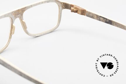 Rolf Spectacles Dino 41 Steinbrille sowie Holzbrille, Größe: large, Passend für Herren