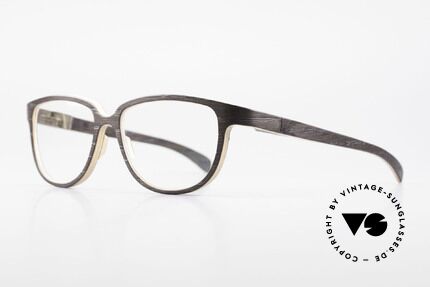 Rolf Spectacles Appia 06 Echte Holzbrille Holzfassung, ein absolutes Meisterwerk ohne Schrauben und Metall, Passend für Herren und Damen